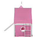 Loft Bed With Slide Tent And Tower Fun Playhouse Design