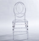 Dining Chair, Plastic Seat, Welding Chair (Set of 4) - Transparent