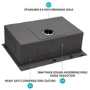 Topmount Kitchen Sink 16 Gauge, Single Bowl