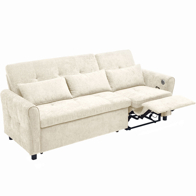 3 Seater Sofa Bed And Reversible Recliner