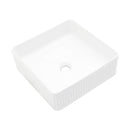 Modern Ceramic Rectangular Vessel Bathroom Sink