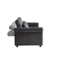 Loveseat Sofa Bed, Pull - Out Couch Sleeper & 2 Pillows