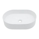 Vessel Oval Bathroom Sink - White