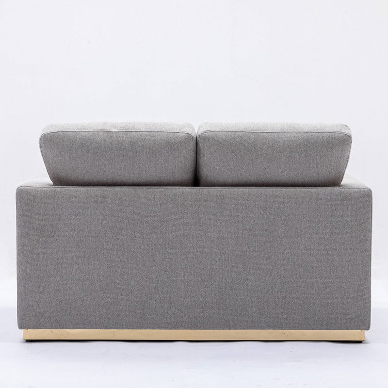 Valin - Loveseat - Gray Linen