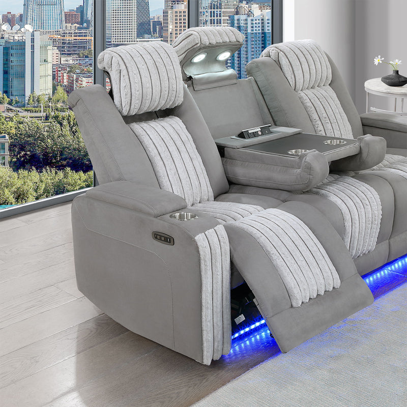 Duran - Power Reclining Sofa With Power Headrest