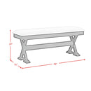 Tulane - 6 Piece Dining Set With Table, 4 Chairs, And Bench - Oak And Black