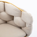 Luxury Modern Simple Leisure Velvet Single Sofa Chair Bedroom Lazy Person Household Dresser Stool Manicure Table Back Chair