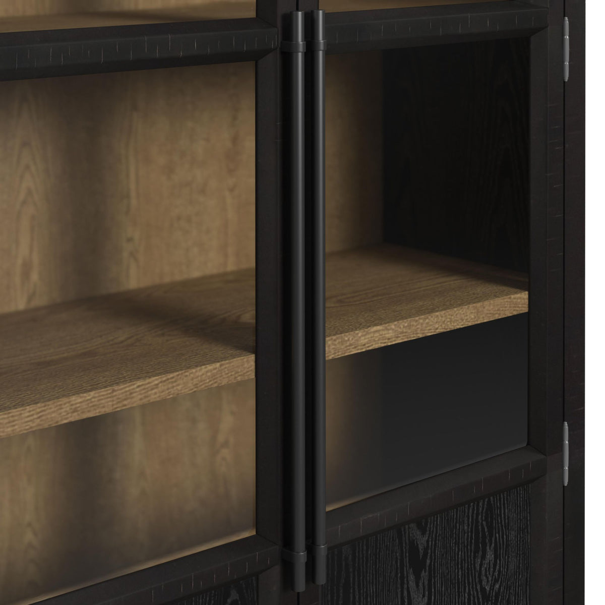 Taurus Bookcase in Black by Elements International, view 6