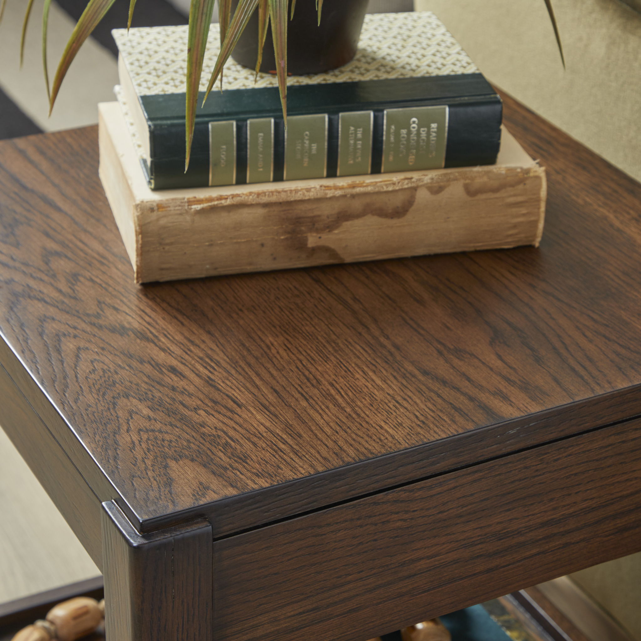 Sylvie - Rectangular Coffee Table - Dark Brown
