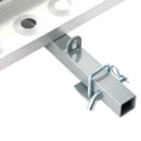 Motorcycle Hitch Mount Carrier With Ramp, Rust-Resistant - Silver
