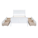 Platform Bed Frame Mattress Foundation Sleigh Bed With Headboard / Footboard / Wood Slat Suppor
