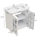 Vintage Farmhouse Bathroom Vanity With Ceramic Sink