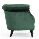 Celestialis - Upholstered Club Chair With Tub Design And Rolled Recessed Armrests