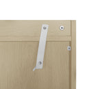 2 Door Shoe Rack, Freestanding, Modern Shoe Storage Cabinet, For Entryway - Natural