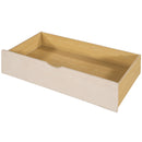 Bunk Bed, Triple Bed With Drawers And Guardrails