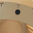 Modern Round Coffee Table With Grille Moldin