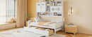 Daybed With All-In-One Cabinet And Shelf