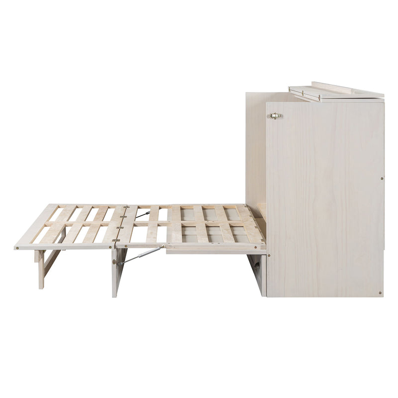 Murphy Bed With Large Drawers And USB Ports