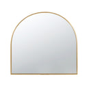 Arched Mirror With Metal Frame, Wall Mirror For Living Room Bedroom Entryway