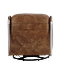 Qalurne - Recliner - 2-Tone Mocha Top Grain Leather & Aluminum - Atlantic Fine Furniture Inc