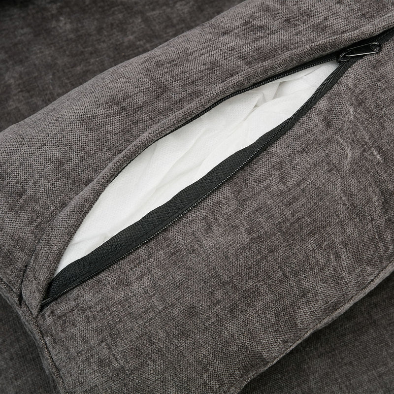 Cozy Upholstered Plush Cushion Loveseat Sofa For Living Room