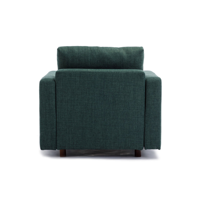 Single Seat Module Sofa Sectional Couch, Cushion Covers Non-Removable And Non-Washable