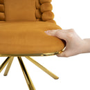 Upholstered Swivel Dining Chairs (Set of 2)