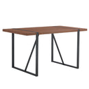 Industrial Rectangular Dining Table For 4 - 6 People