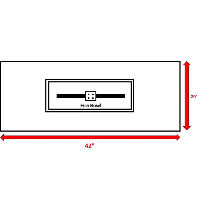 Reinforced - Propane Outdoor Fire Pit Table