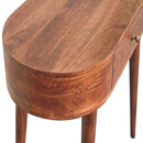 Rounded Wood Table
