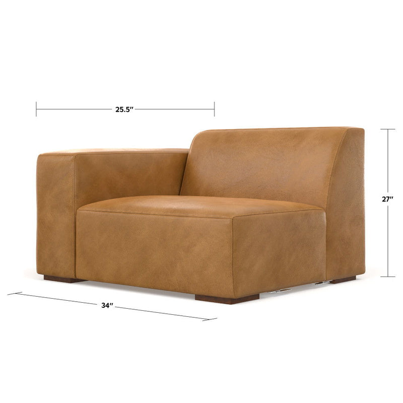 Rex - Left Arm Sofa Module - Sienna