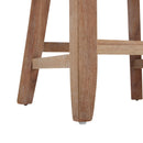 Upholstered Counter Height Bar Stools With Comfy Back (Set of 2)