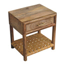 Regency - Woven Nightstand With Drawer - Light Brown