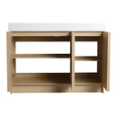 Freestanding Bathroom Vanity With Resin Sink & Soft Close Cabinet Doors