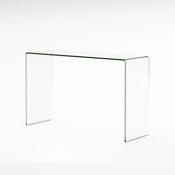 Cadyn - Tempered Glass Console Table Sleek Design - Clear