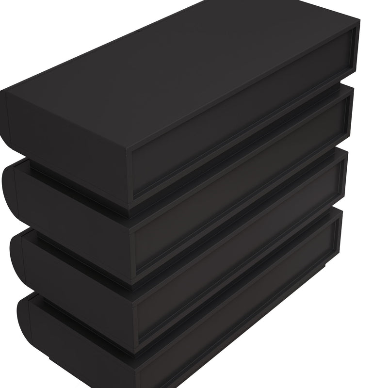 Minimalist Handle Less 8 Drawer Dresser With Wide Storage