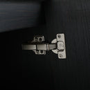 Contemporary 48" Wall Mounted Bathroom Vanity With Resin Sink And Soft Closing Doors And Line - Black Chestnut