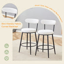 Fashionable Ergonomic High Legged Bar Chairs (Set of 2)