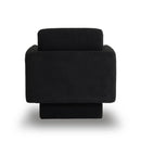 360° Modern Swivel Accent Chair Round Armchair, Thick Padded Single Lounge Sofa Upholstered Comfy