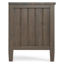 Lev - Low TV Stand - Smoky Brown