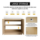 Freestanding Bathroom Vanity With Resin Sink & Soft Close Cabinet Doors