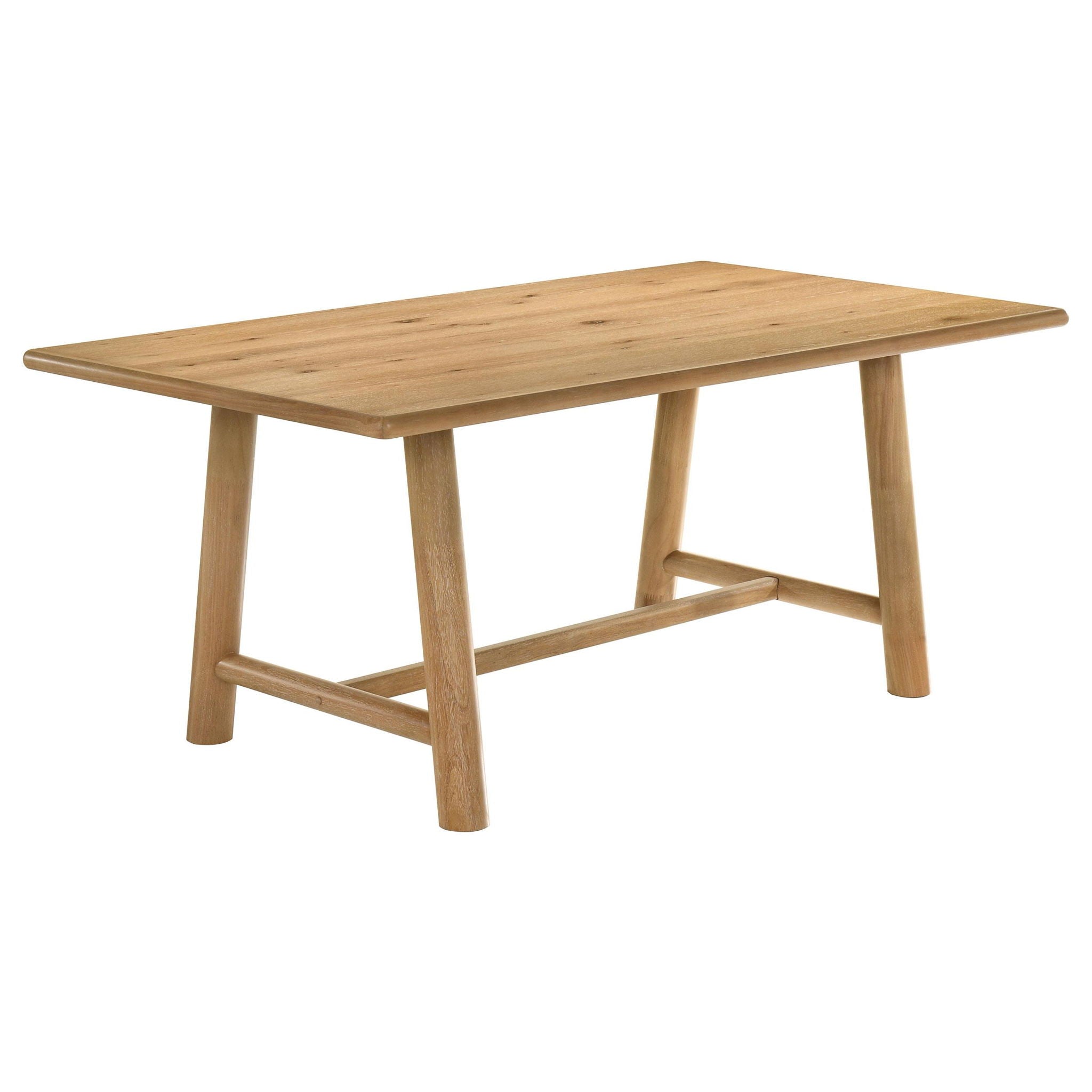 Duncan 7-piece Rectangular Wood Dining Table Set Washed Oak - Atlantic Fine Furniture Melbourne FL