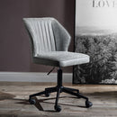 Pakuna - Office Chair - Vintage Gray Synthetic Leather & Black