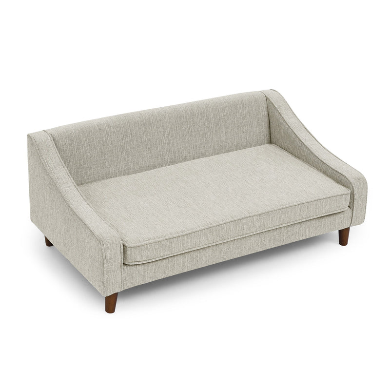 Modern Durable Elevated Dog Sofa Bed With Irregular Armrest Design
