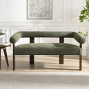 Modern Round Armrest Loveseat