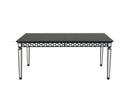 Varian II - Dining Table - Mirrored & Black