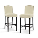 Counter Height Upholstered Bar Stools (Set of 2)