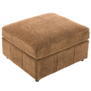 Modern Modular U-Shaped Sofa Bed With Movable Ottoman, USB Ports, Phone Holder