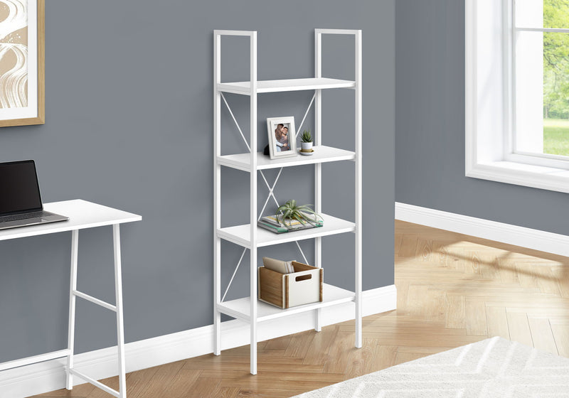 Bookshelf, Bookcase, 4 Tier, Office, Bedroom, Contemporary, Modern