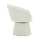 Modern Swivel Accent Chair With Ergonomic Barrel Design